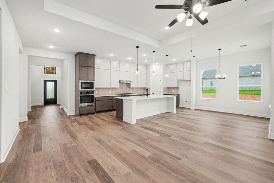 Furnished interior view inside a new home in Rose Hill Estates, Willis (Image 8).
