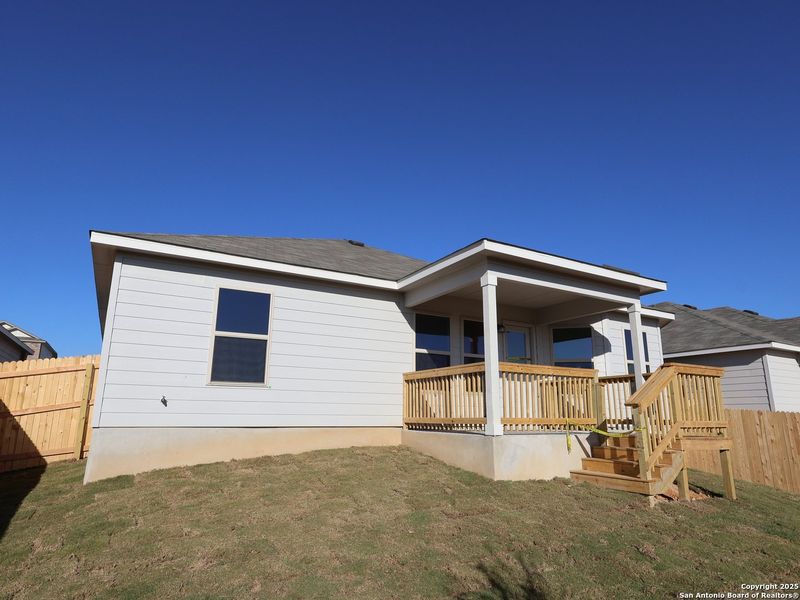 Exterior details and patio area of a home in Paloma Park, Converse (Image 23). Exterior details and patio area of a home in Paloma Park, Converse (Image 23).