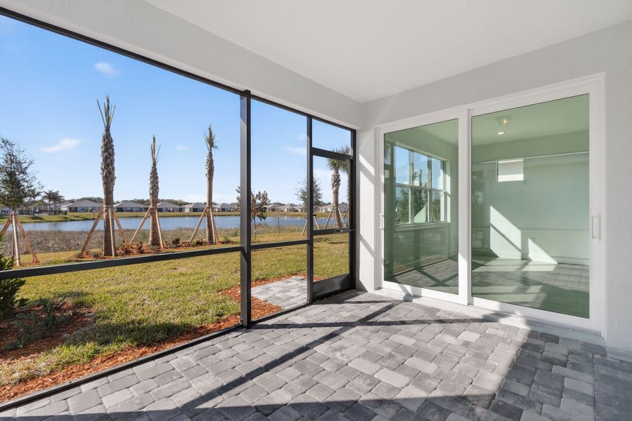 Exterior details and patio area of a home in Costa Pointe, Vero Beach (Image 3).