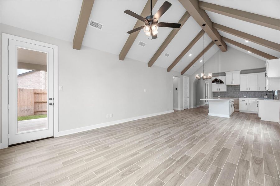 Spacious, unfurnished interior of a new home in Elyson - 40', Katy (Image 14). Spacious, unfurnished interior of a new home in Elyson - 40', Katy (Image 14).