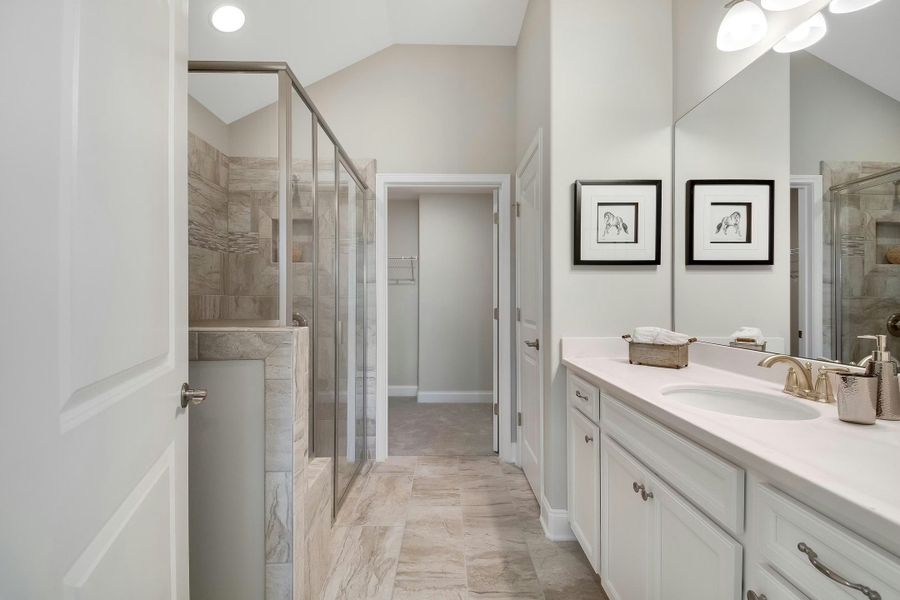 Representative furnished interior of a home built from the The Everleigh by Windsong Properties in Madeira, Acworth (Image 12).