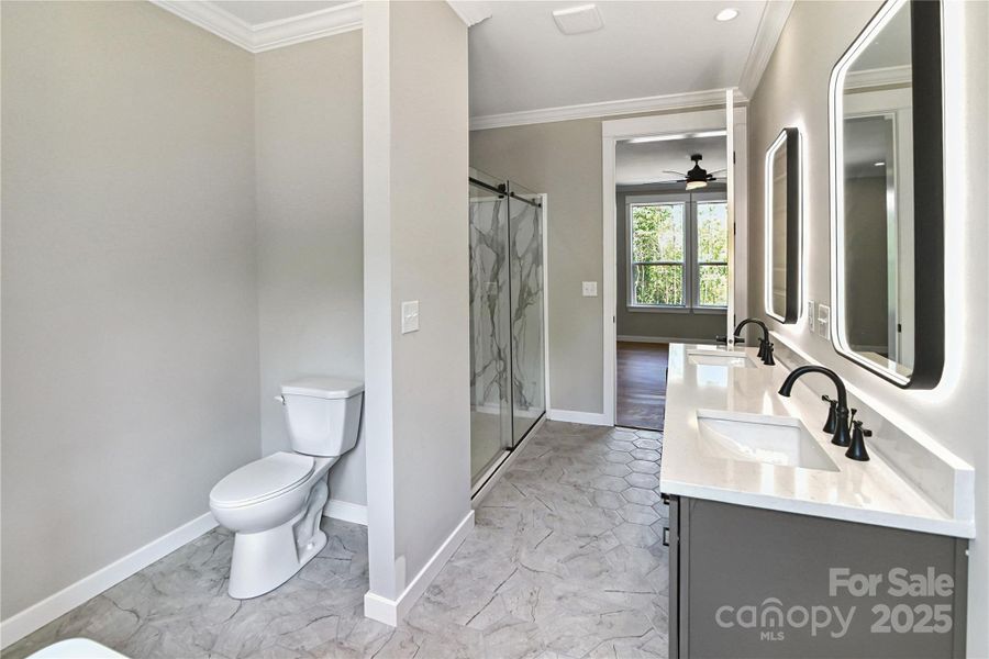 Furnished interior view inside a new home in , Morganton (Image 10).