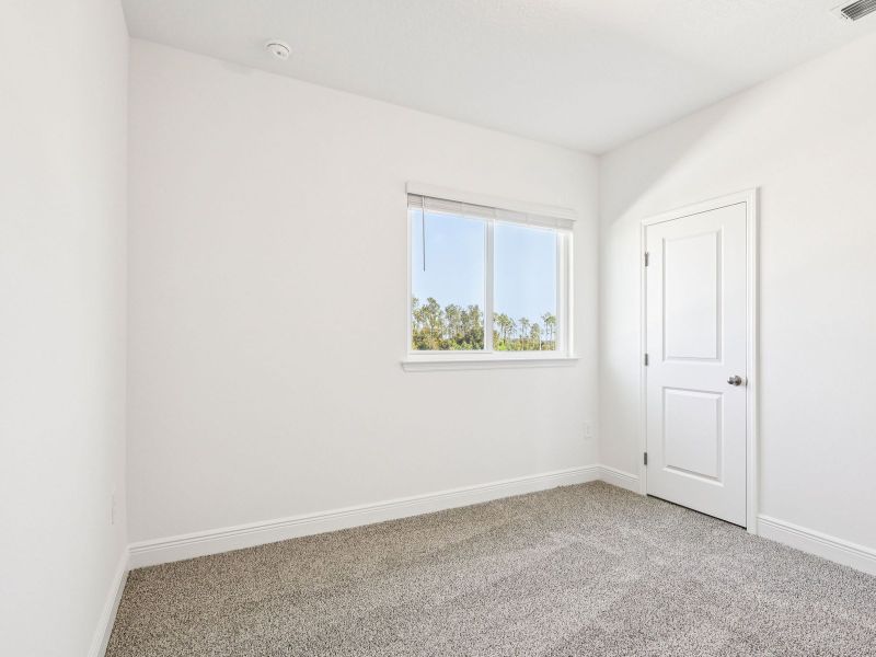 Spacious, unfurnished interior of a new home in Cyrene at Minneola - Villas, Minneola (Image 12). Spacious, unfurnished interior of a new home in Cyrene at Minneola - Villas, Minneola (Image 12).