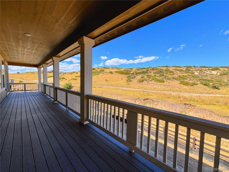 Exterior details and patio area of a home in Macanta: The Grand Collection, Castle Rock (Image 3).