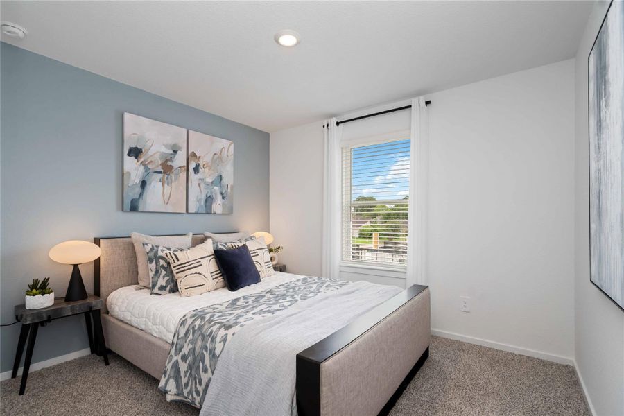 Furnished interior view inside a new home in Alaia Crossing, Houston (Image 15).