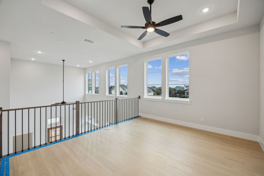Spacious, unfurnished interior of a new home in Newman Village Townhomes, Frisco (Image 16).