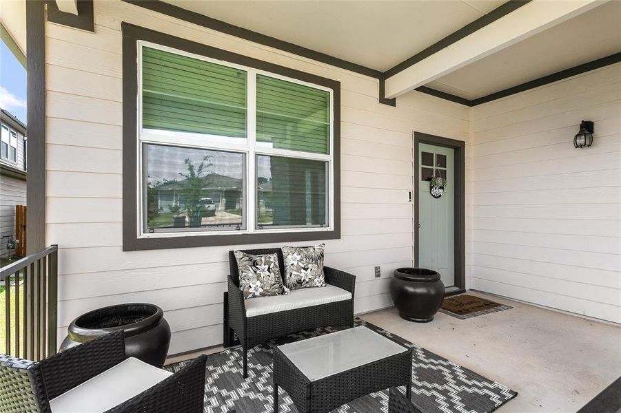 Exterior details and patio area of a home in Talavera, Kyle (Image 3). Exterior details and patio area of a home in Talavera, Kyle (Image 3).