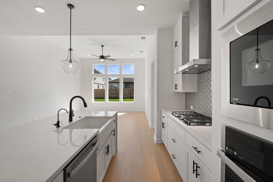 Furnished interior view inside a new home in Park Collection At Park Central, Georgetown (Image 8). Furnished interior view inside a new home in Park Collection At Park Central, Georgetown (Image 8).