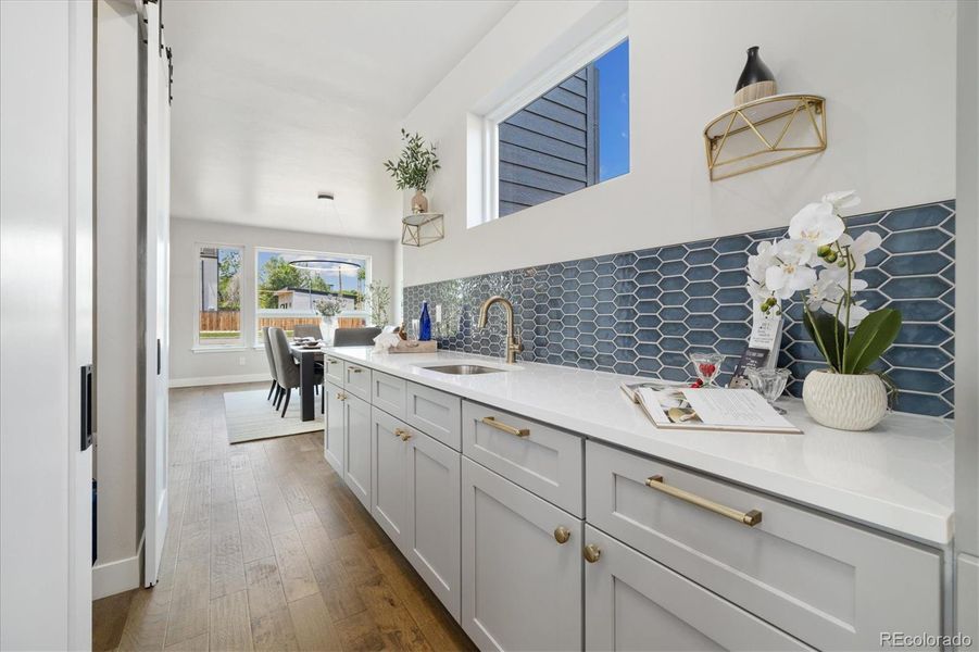 Furnished interior view inside a new home in , Denver (Image 31).