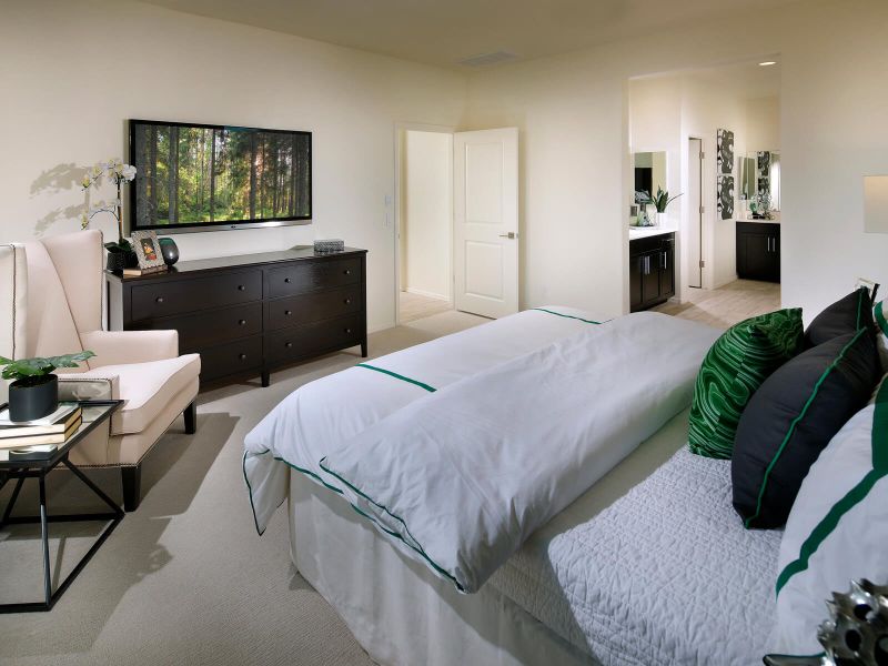 Furnished interior view inside a new home in The Preserve at Province II 55+/Active Adult, Maricopa (Image 7).