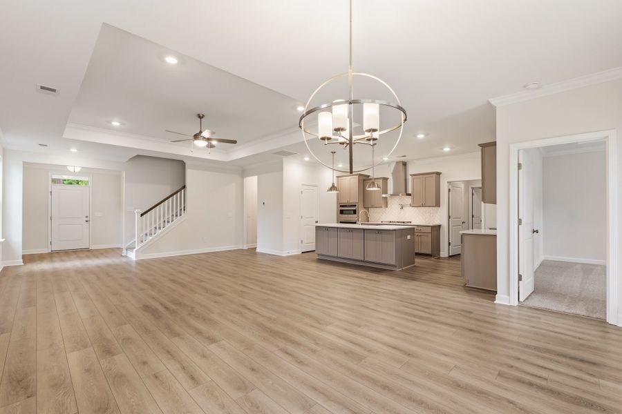 Spacious, unfurnished interior of a new home in Landing at Pine Lake, Anderson (Image 26).