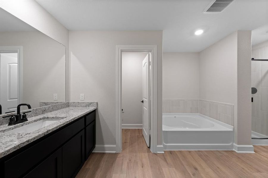 Furnished interior view inside a new home in Princeton Heights, Princeton (Image 2).