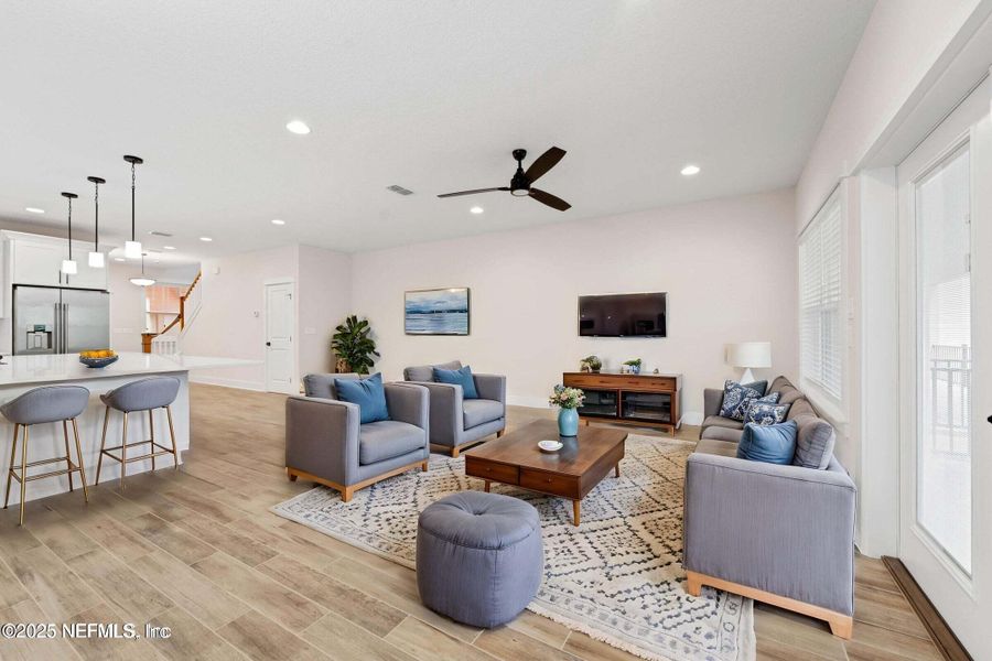 Furnished interior view inside a new home in , Jacksonville (Image 19).