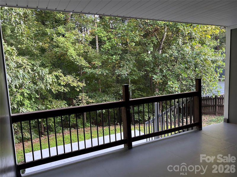 Exterior details and patio area of a home in , Belmont (Image 28).