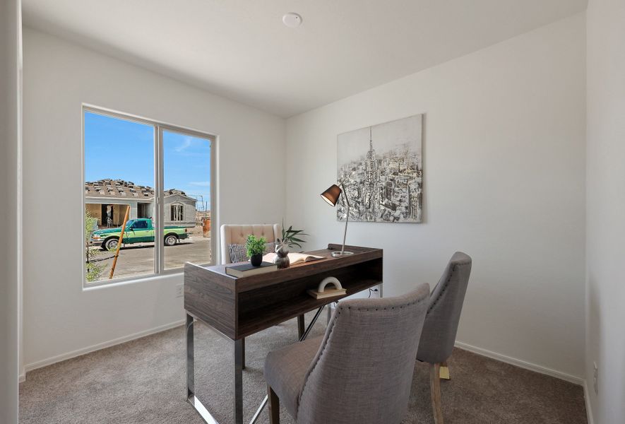 Furnished interior view inside a new home in Cross Creek Ranch, Coolidge (Image 13).