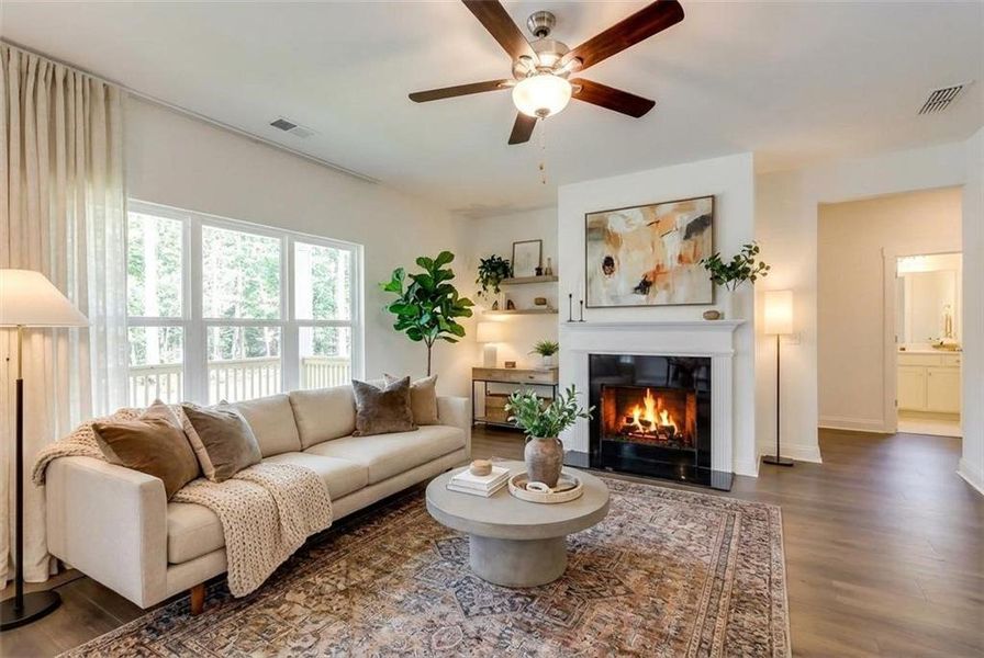 Furnished interior view inside a new home in , Dallas (Image 4).