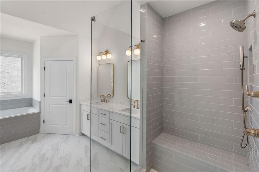 Furnished interior view inside a new home in , Peachtree Corners (Image 19).