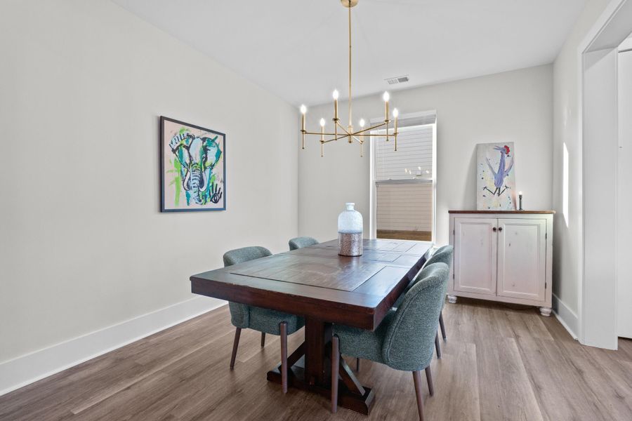 Furnished interior view inside a new home in , Ravenel (Image 19).