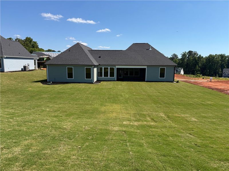 This newly constructed residence features a well-m