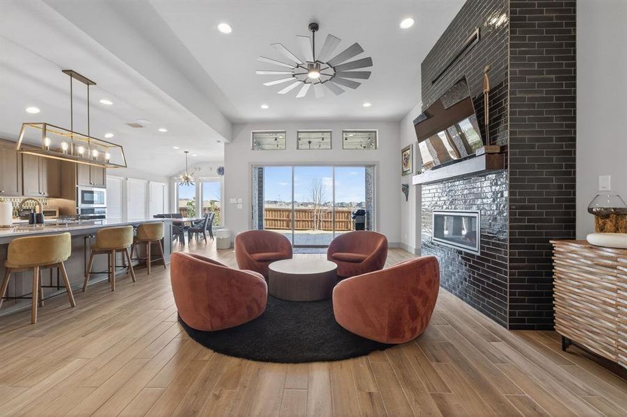 Furnished interior view inside a new home in Ventana, Fort Worth (Image 29). Furnished interior view inside a new home in Ventana, Fort Worth (Image 29).