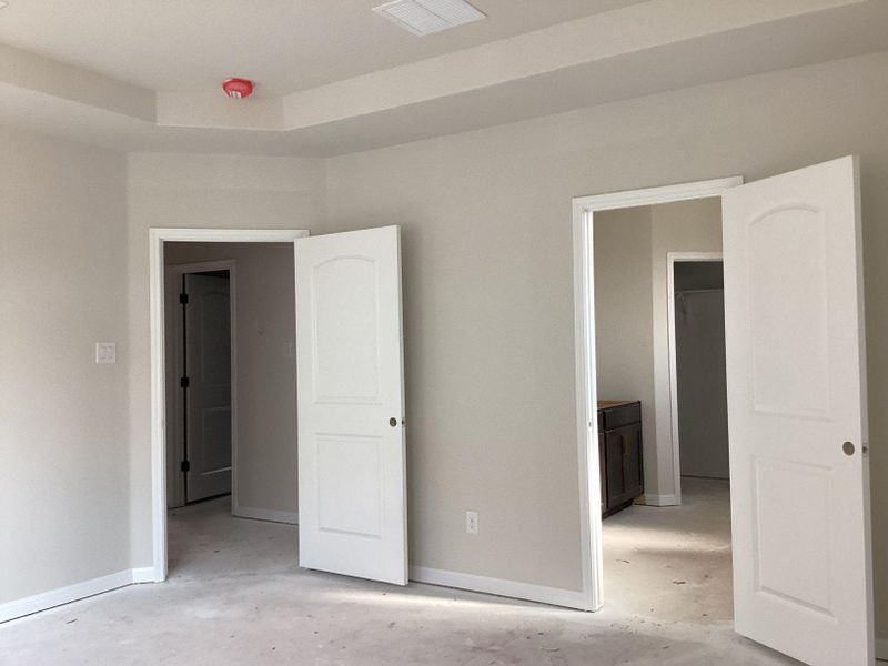 In-progress construction of a new home in The Cottages at Lariat, Liberty Hill, TX (Image 23).