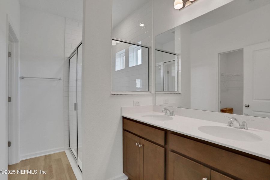 Furnished interior view inside a new home in TrailMark, St. Augustine (Image 6).