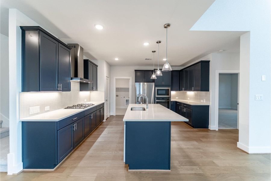 Furnished interior view inside a new home in Lariat, Liberty Hill (Image 3).