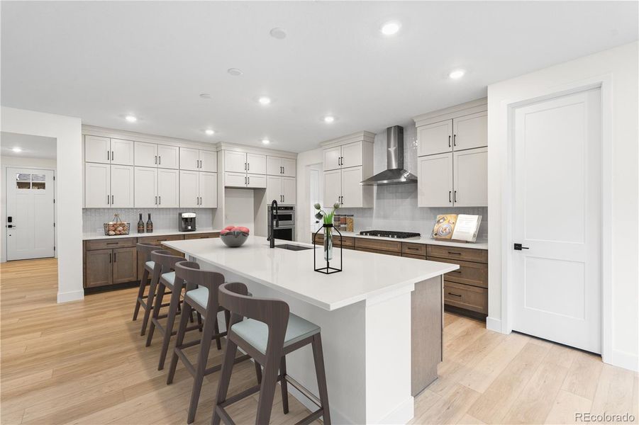 Furnished interior view inside a new home in Stargaze at Solstice, Littleton (Image 17).