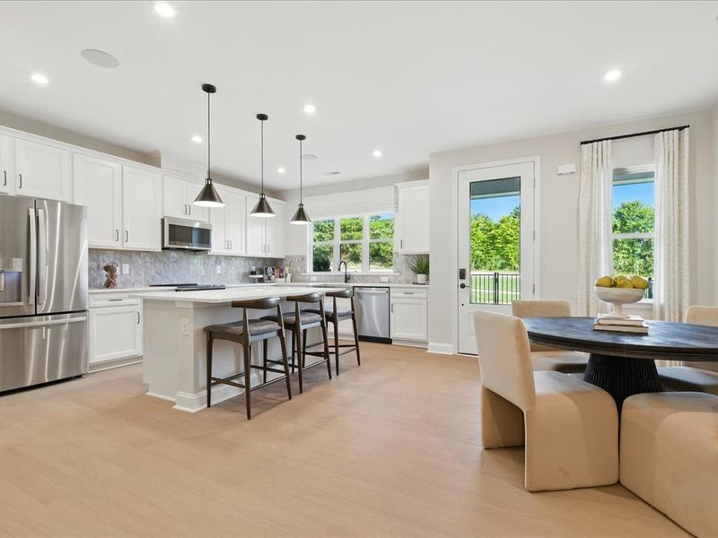Representative furnished interior of a home built from the Clarion by Tri Pointe Homes in Grahym at Southbridge, Fort Mill (Image 12).