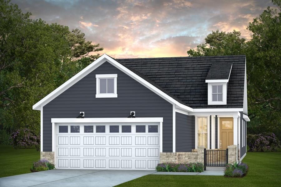 Representative exterior photo of a completed home built from the Compass by Del Webb in Del Webb Carolina Ridge, Midland, NC (Image 26).