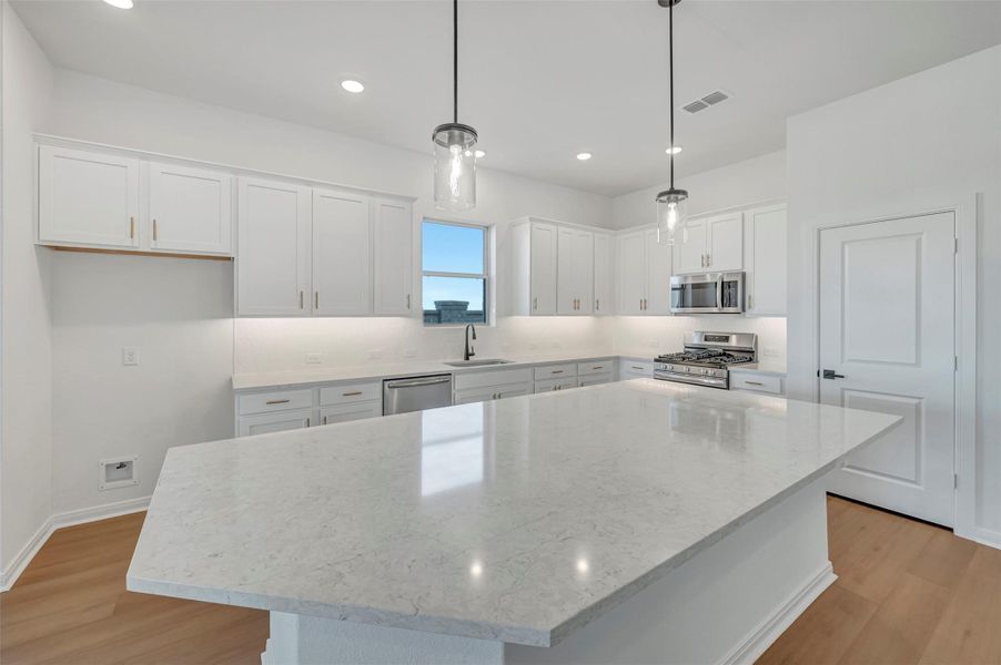 Furnished interior view inside a new home in Beacon Point at Lago Mar 50’ Homesites, Texas City (Image 3).