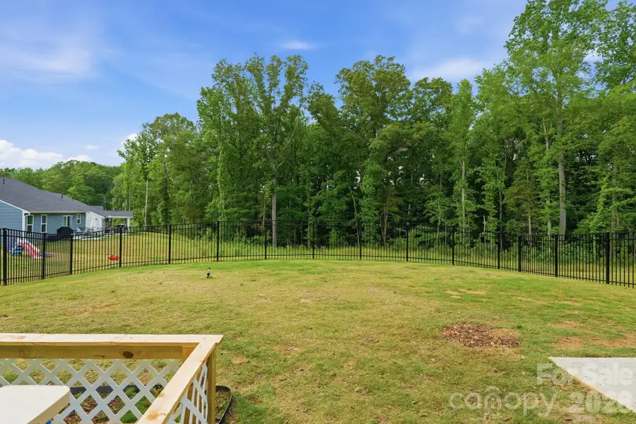 Fenced Back Yard Fenced Back Yard