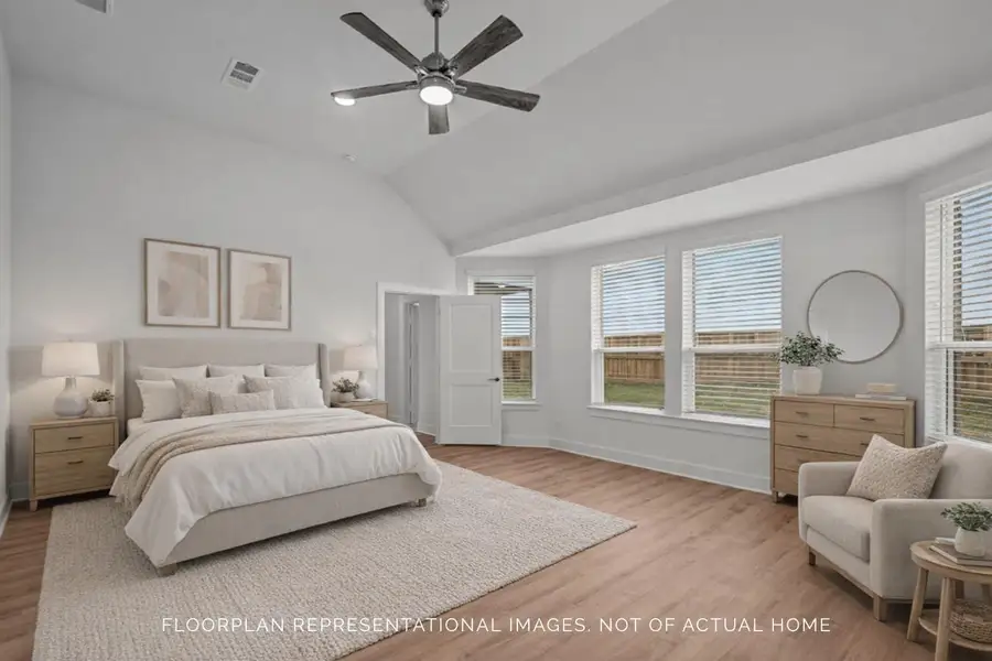Furnished interior view inside a new home in The Oaks on 6th Street, Magnolia (Image 11).