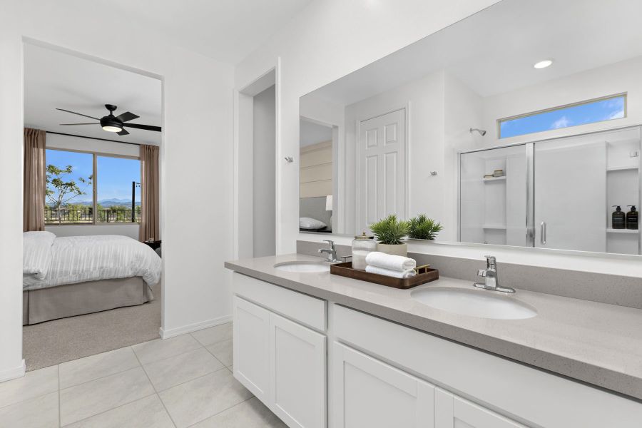 Representative furnished interior of a home built from the Cedar by Mattamy Homes in Baker Farms, Phoenix (Image 13).