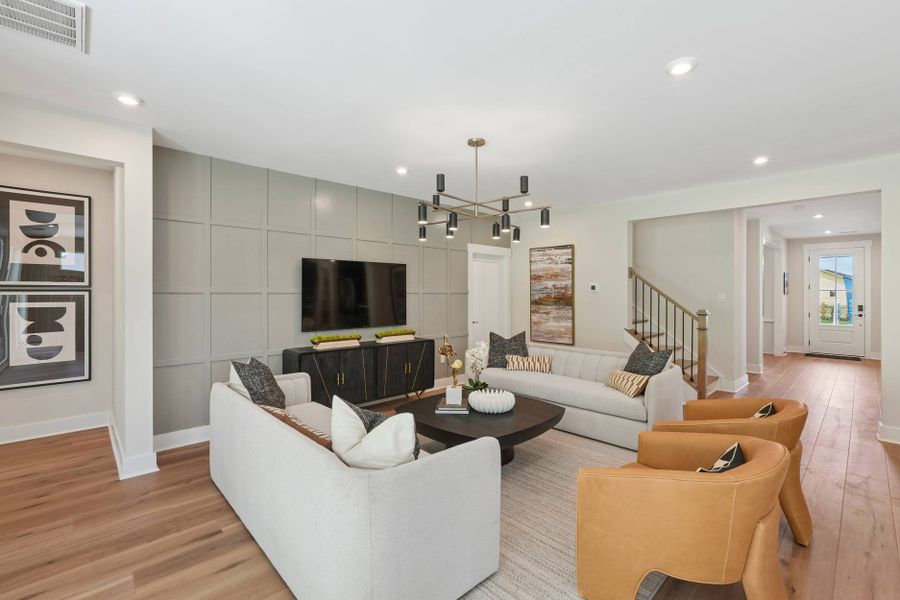 Image 13 representing the Longleaf Way by Tri Pointe Homes in Altis At Serenity, Fuquay Varina, NC.