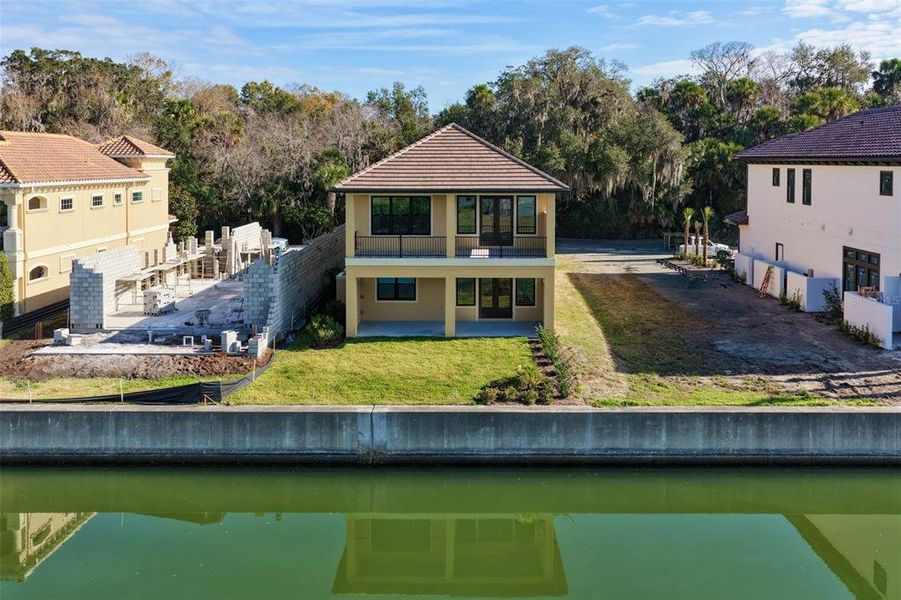 Exterior details and patio area of a home in , Palm Coast (Image 39).