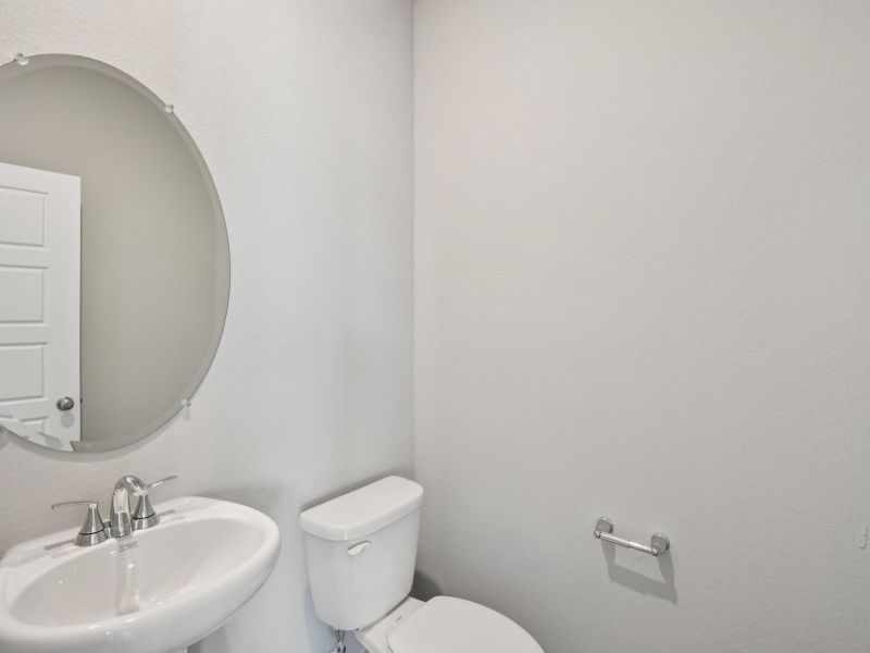 Furnished interior view inside a new home in Sanford Farms - Traditional Series, Waller (Image 8).
