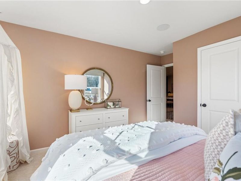 Furnished interior view inside a new home in The Village at Shallowford, Kennesaw (Image 50). Furnished interior view inside a new home in The Village at Shallowford, Kennesaw (Image 50).