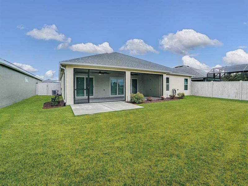 Exterior details and patio area of a home in , The Villages (Image 33). Exterior details and patio area of a home in , The Villages (Image 33).