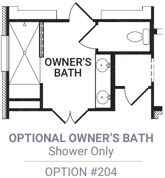 Master Bath – Large Shower / No Tub Master Bath – Large Shower / No Tub