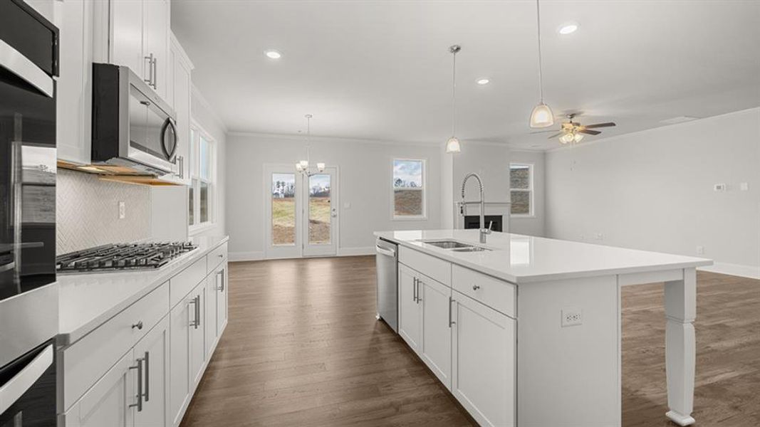Furnished interior view inside a new home in Butner Estates, South Fulton (Image 5). Furnished interior view inside a new home in Butner Estates, South Fulton (Image 5).