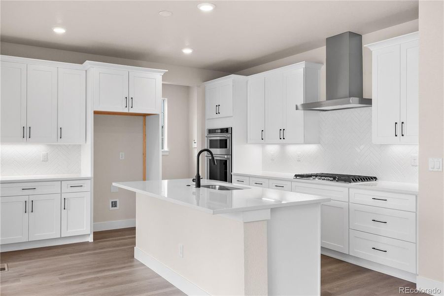 Furnished interior view inside a new home in Harmony at Sterling Ranch, Littleton (Image 7). Furnished interior view inside a new home in Harmony at Sterling Ranch, Littleton (Image 7).