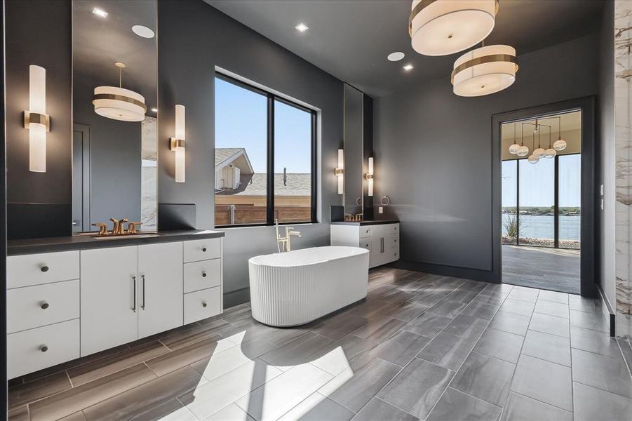 Furnished interior view inside a new home in , Graford (Image 8).