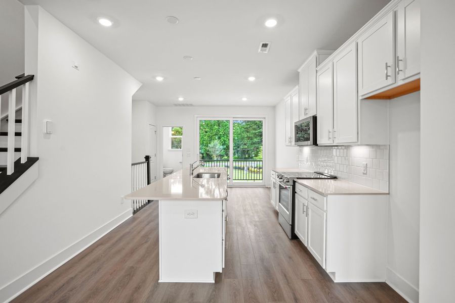 Furnished interior view inside a new home in West End Heights, Charlotte (Image 6).