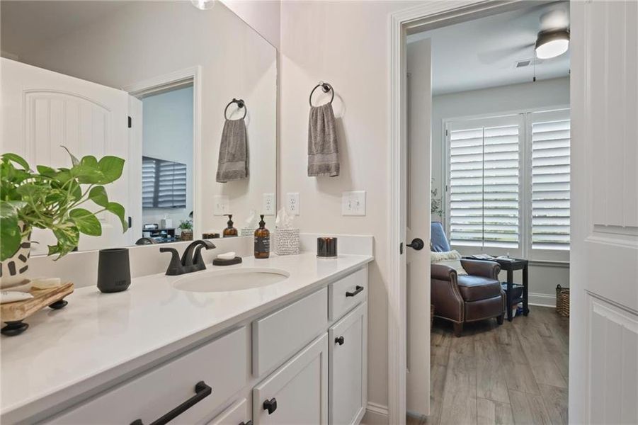 Furnished interior view inside a new home in , Dallas (Image 26).