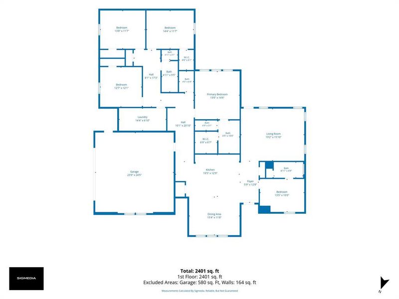 2D floor plan layout of this home in , Dallas, TX (Image 5). 2D floor plan layout of this home in , Dallas, TX (Image 5).