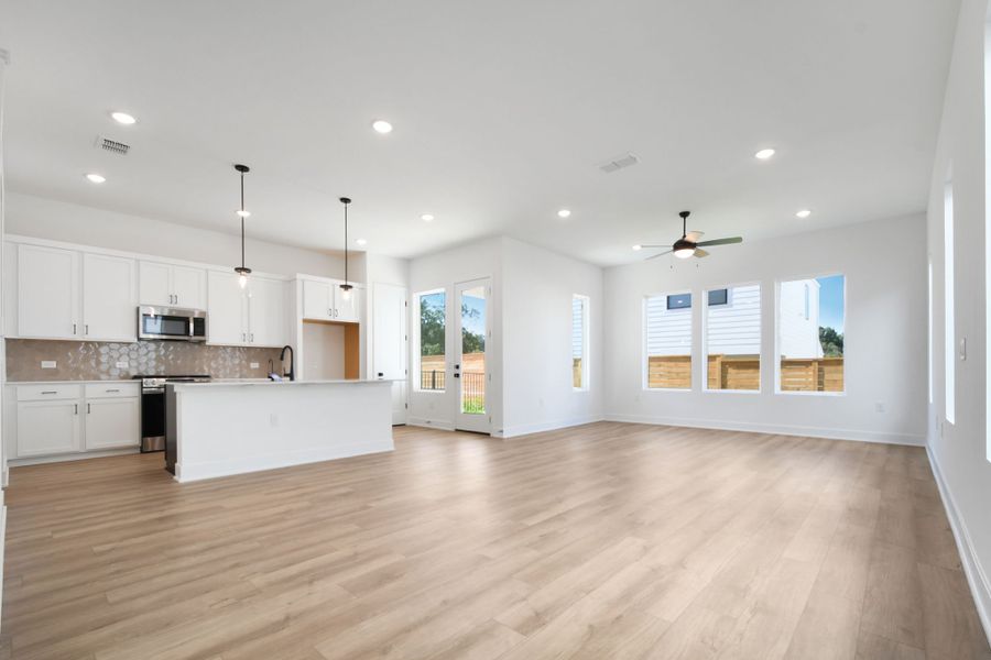 Spacious, unfurnished interior of a new home in Novel, Austin (Image 12). Spacious, unfurnished interior of a new home in Novel, Austin (Image 12).
