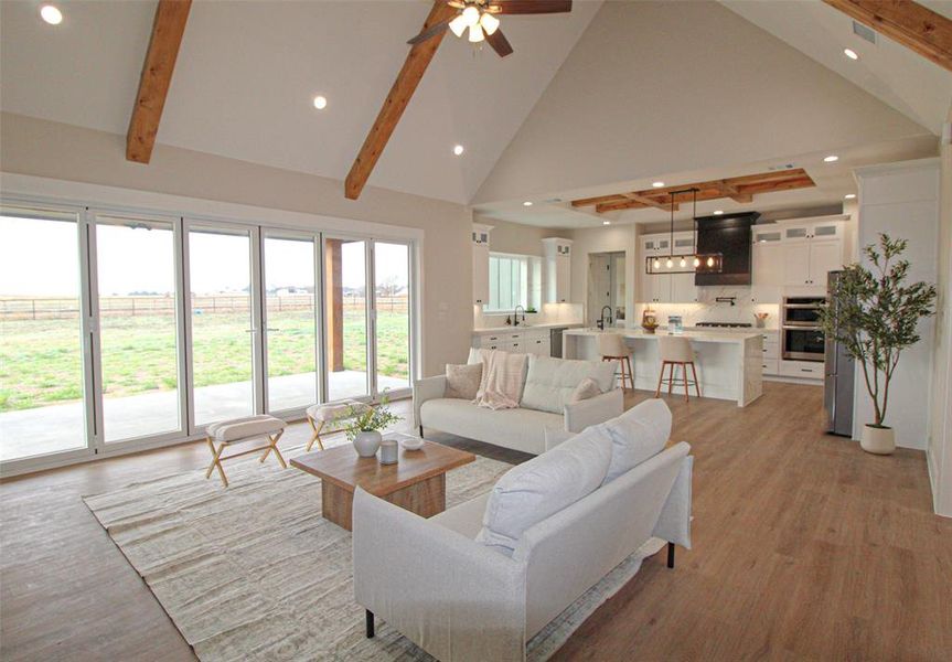 Furnished interior view inside a new home in , Waxahachie (Image 6).