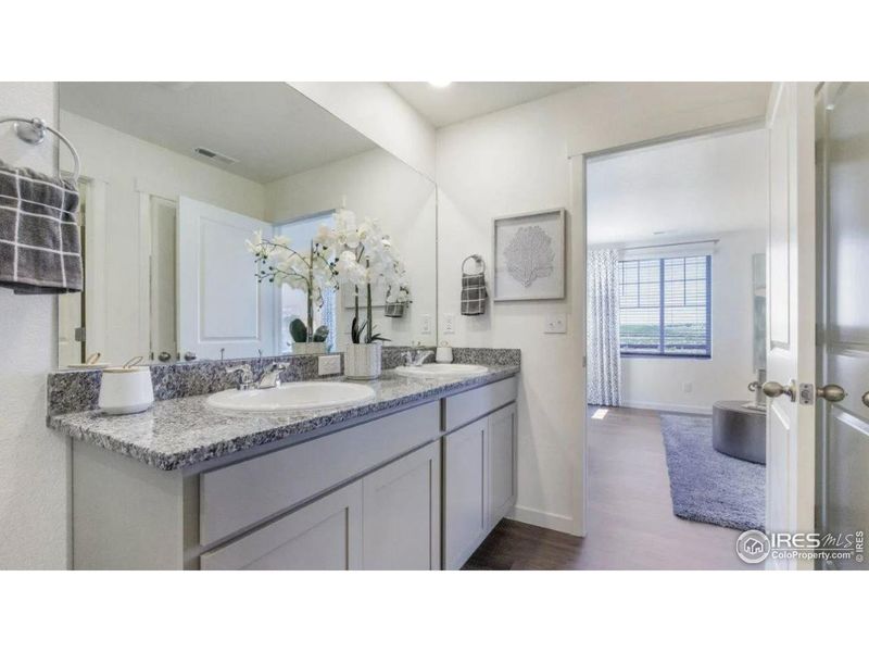 Furnished interior view inside a new home in Fossil Creek Ranch, Windsor (Image 12).