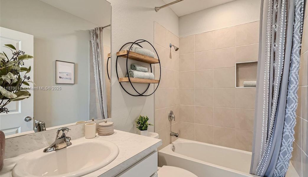 Furnished interior view inside a new home in Palm Cay, Florida City (Image 21).